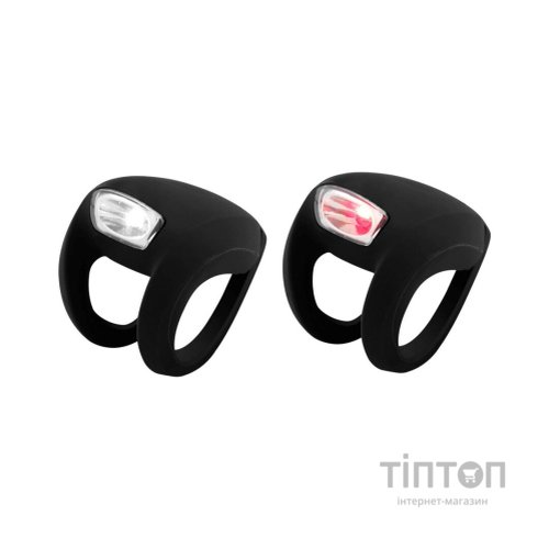 Задня велофара Knog Frog Strobe Rear 2.5 Lumens Black (11928)