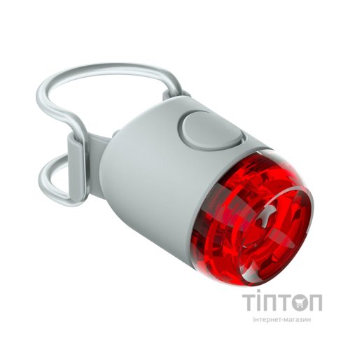 Задня велофара Knog Plug Rear 10 Lumens Grey (12251)