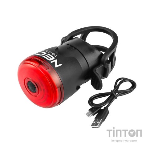 Задня велофара Neo Tools 30 люмен 0.5Вт USB 400мАг IPX6 (91-003)