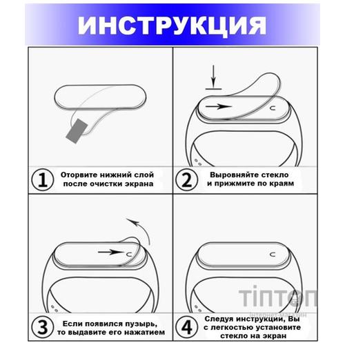 Захисна плівка BeCover for Xiaomi Mi Smart Band 5 Black 2 pcs