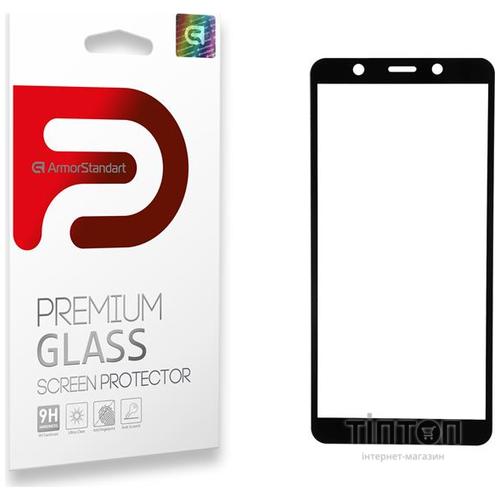 Скло захисне Armorstandart Full Glue TECNO POP 3 (BB2) Black (ARM57585)