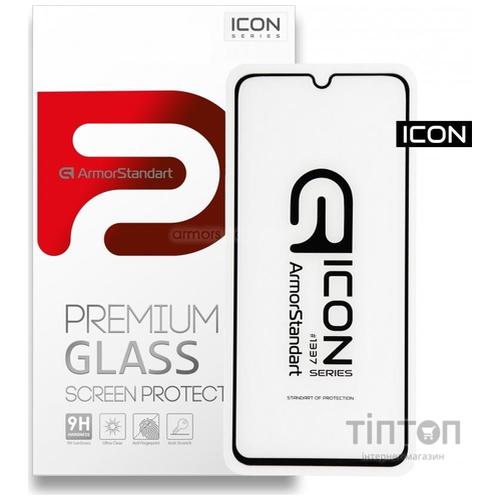 Захисне скло ArmorStandart Icon for Huawei Y6p - Full Glue Black (ARM56792-GIC-BK)