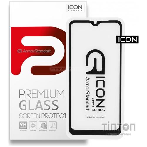 Захисне скло ArmorStandart Icon for Realme C2 - Full Glue Black (56298)