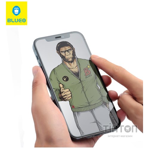 Захисне скло Blueo for iPhone 12 mini - Full Screen Black (NPB3-5.4)