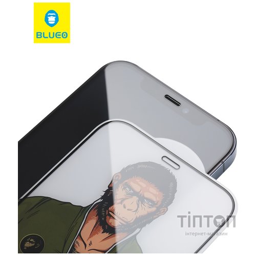 Захисне скло Blueo for iPhone 12 mini - Full Screen Black (NPB3-5.4)