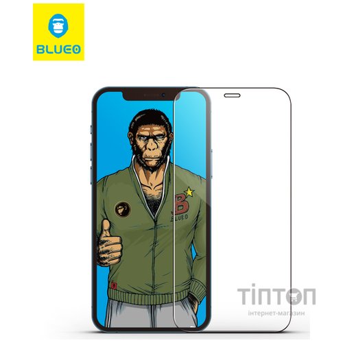 Захисне скло Blueo for iPhone 12 mini - Full Screen Black (NPB3-5.4)