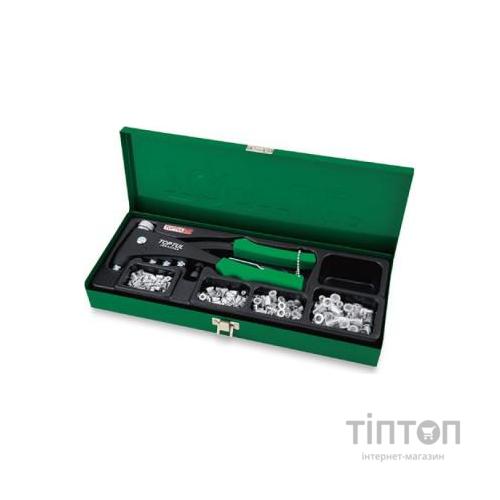 Заклепувальник Toptul пістолет для різьбових заклепок M3,M4,M5,M6 в кейсі 121од. (GAAD0102)