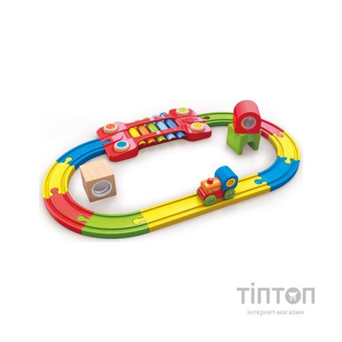 Залізниця Hape із ксилофоном 14 елементів (E3822)