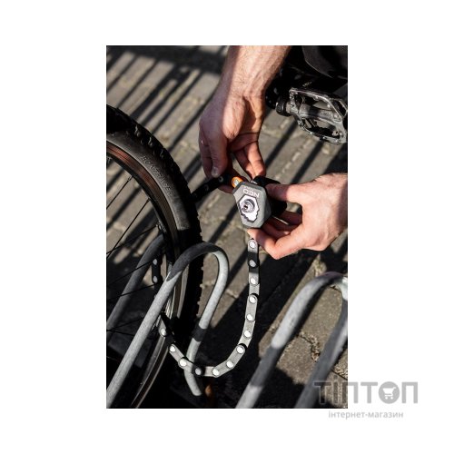 Замок велосипедний Neo Tools цинковий сплав + ABS пластик 78 см 0.62 кг (91-006)