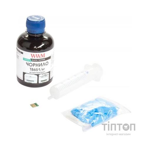 Заправочний набір WWM Epson WorkForce Pro WF-M5690/WF-M5190 (5 заправок) Black (IR1.T8651-5/BP)