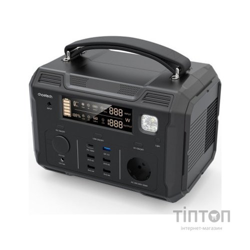 Зарядна станція Choetech BS004-EU-BK, 500W (BS004-EU-BK)