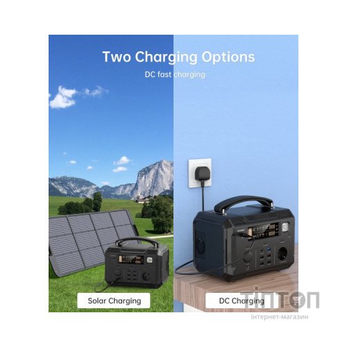 Зарядна станція Choetech BS004-EU-BK, 500W (BS004-EU-BK)