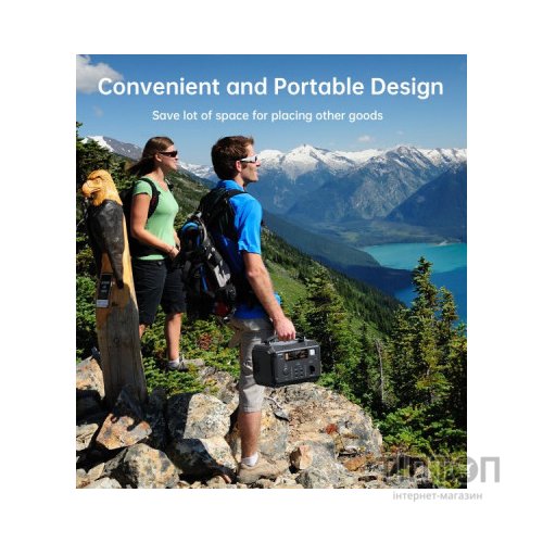 Зарядна станція Choetech BS004-EU-BK, 500W (BS004-EU-BK)