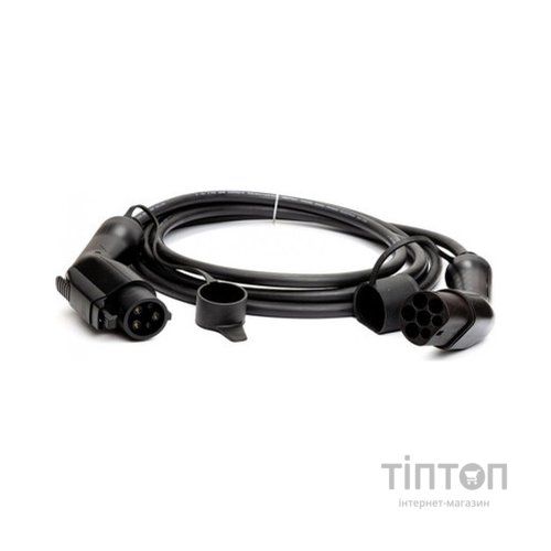 Зарядний кабель для електромобіля HiSmart Type 1 - Type 2, 32A, 7.2кВт, 1 фазный, 5м (EV200009)