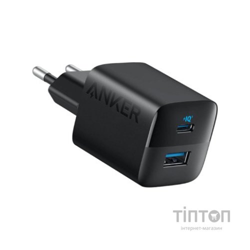 Зарядний пристрій Anker PowerPort 323 - 33W Dual-Port USB-C Black (A2331G11)