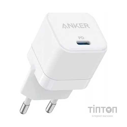 Зарядний пристрій Anker PowerPort III 20W Cube (White) (A2149G21)