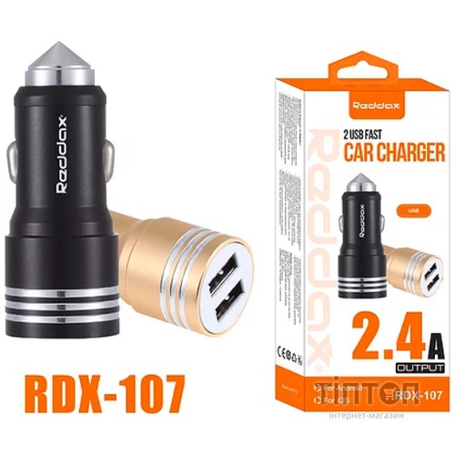 Зарядний пристрій автомобільний Reddax RDX-107