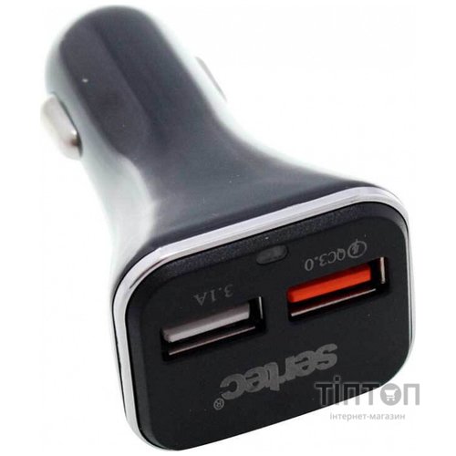 Зарядний пристрій автомобільний USB Sertec ST-223