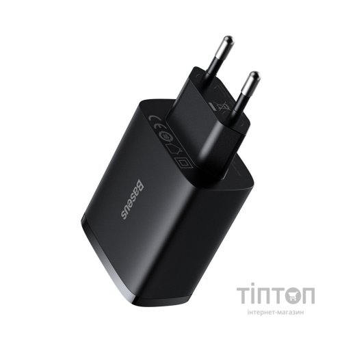 Зарядний пристрій Baseus Compact Charger 3U Black (CCXJ020101)