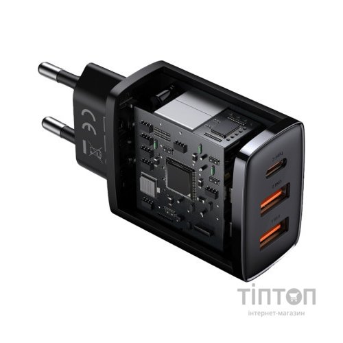 Зарядний пристрій Baseus Compact Quick Charger 2U+C (CCXJ-E01)