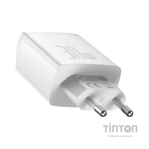 Зарядний пристрій Baseus Compact Quick Charger 2U+C (CCXJ-E02)