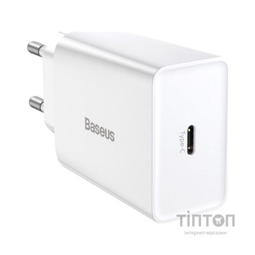 Зарядний пристрій Baseus Speed Mini Quick Charger White (CCFS-SN02)