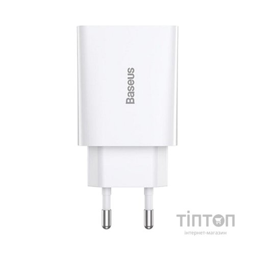 Зарядний пристрій Baseus Speed Mini Quick Charger White (CCFS-SN02)