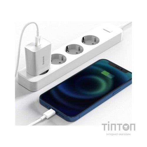 Зарядний пристрій Baseus Speed Mini Quick Charger White (CCFS-SN02)