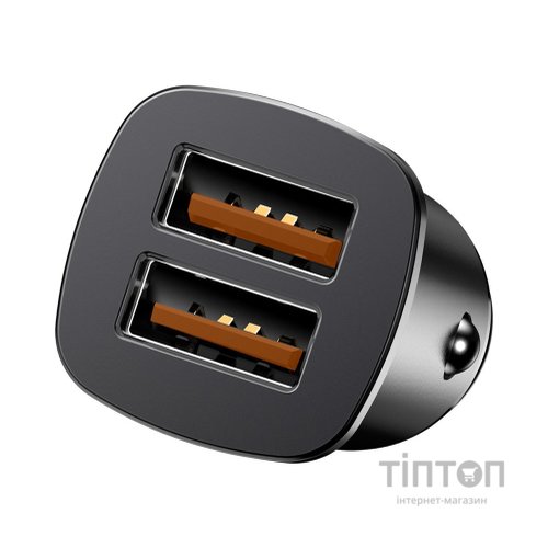 Зарядний пристрій Baseus Square metal A+A 30W Black (CCALL-DS01)