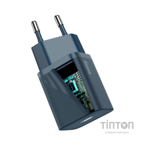Зарядний пристрій Baseus Super Si 1C Blue (TZCCSUP-B03)