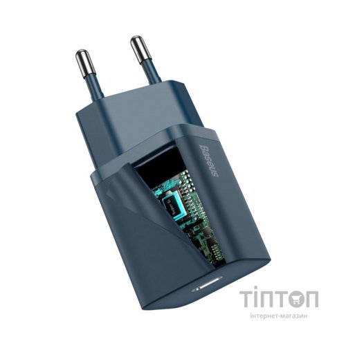 Зарядний пристрій Baseus Super Si Quick Charger 1C Blue (CCSUP-B03)
