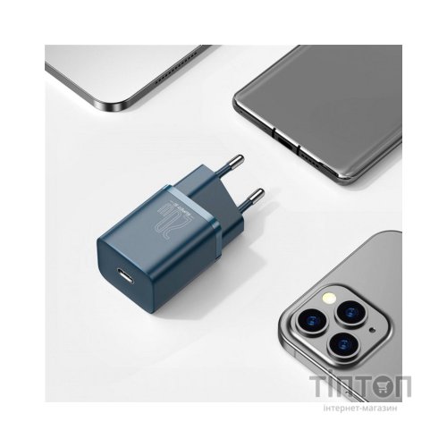 Зарядний пристрій Baseus Super Si Quick Charger 1C Blue (CCSUP-B03)
