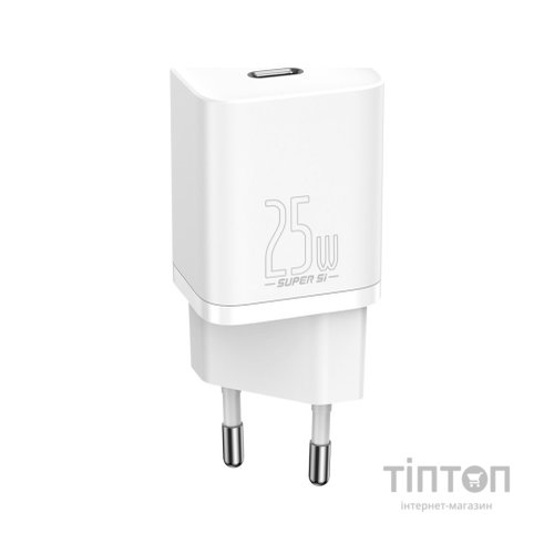 Зарядний пристрій Baseus Super Si Quick Charger 1C White (CCSP020102)