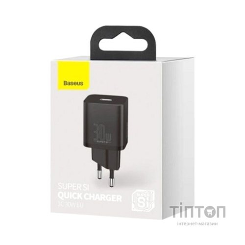 Зарядний пристрій Baseus Super Si quick charger IC 30W Black (CCSUP-J01)