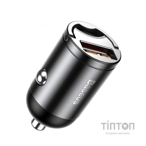 Зарядний пристрій Baseus Tiny Star Mini Quick Charge Car Charger USB-A Gray (VCHX-A0G)