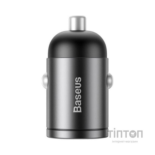 Зарядний пристрій Baseus Tiny Star Mini Quick Charge Car Charger USB-A Gray (VCHX-A0G)