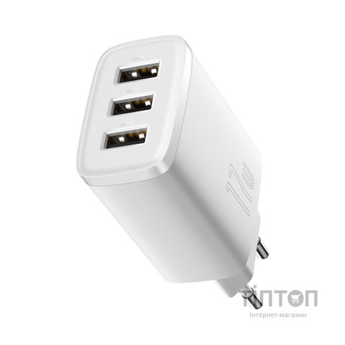 Зарядний пристрій Baseus White (CCXJ020102)