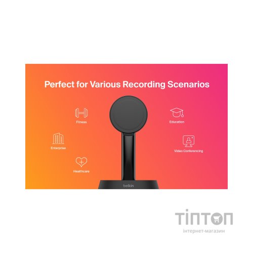 Зарядний пристрій Belkin Auto-Tracking MagSafe Stand Pro (MMA008VF05BK)