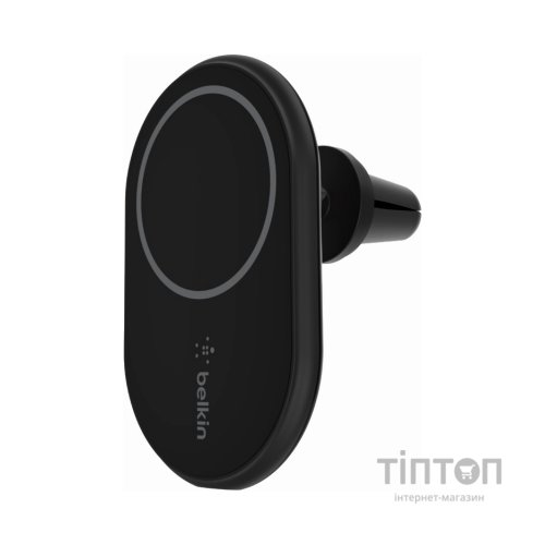 Зарядний пристрій Belkin Car Mount Magnetic Charging Qi, black (WIC004BTBK-NC)