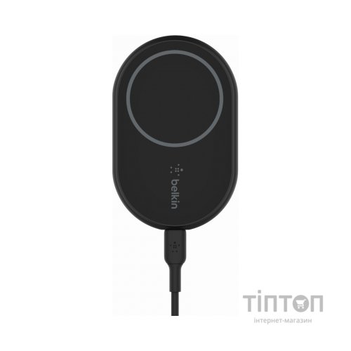 Зарядний пристрій Belkin Car Mount Magnetic Charging Qi, black (WIC004BTBK-NC)