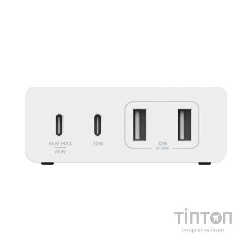 Зарядний пристрій Belkin Home Charger 108W GAN Dual USB-С/USB-A (WCH010VFWH)