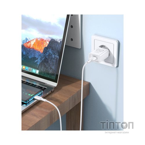 Зарядний пристрій BOROFONE BA68A White (BA68ACW)