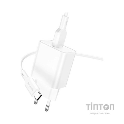 Зарядний пристрій BOROFONE BA72A charger set (Type-C) White (BA72ACW)