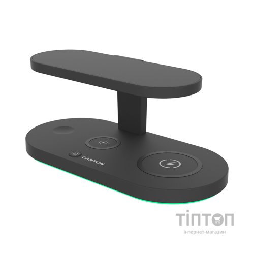 Зарядний пристрій Canyon 5in1 Wireless charger with UV sterilizer (CNS-WCS501B)