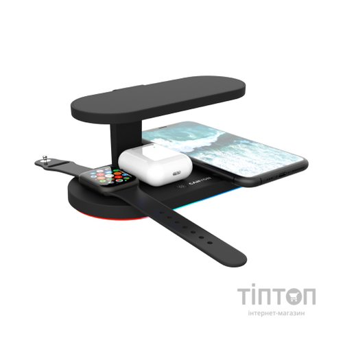 Зарядний пристрій Canyon 5in1 Wireless charger with UV sterilizer (CNS-WCS501B)