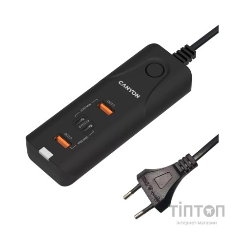 Зарядний пристрій Canyon H-10 Wall charger (CNE-CHA10B)