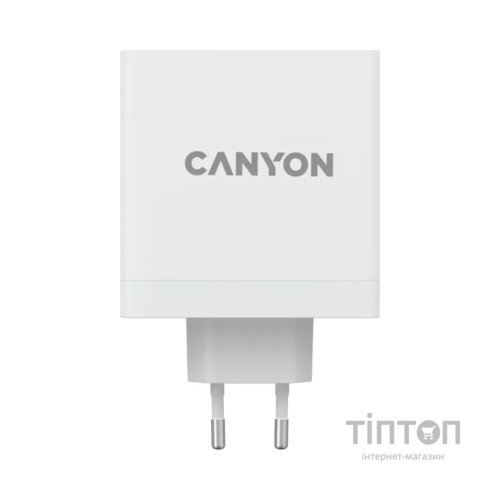 Зарядний пристрій Canyon H-140-01 Wall charger with 1USB-A 2 USB-C (CND-CHA140W01)