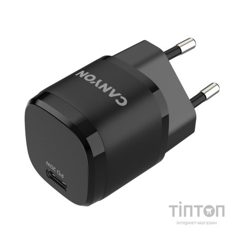 Зарядний пристрій Canyon PD 20W black (CNE-CHA20B05)