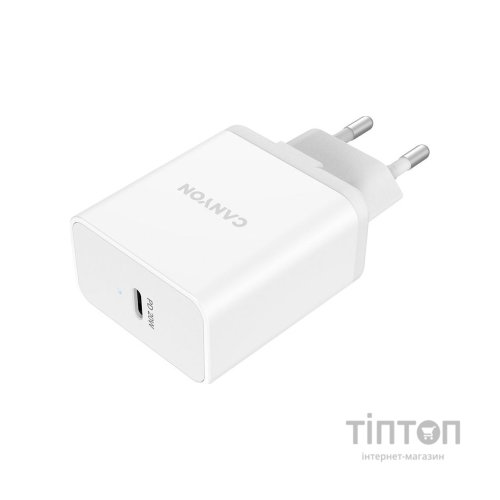 Зарядний пристрій Canyon PD 20W/QC3.0 18W WALL Charger with 1-USB A+ 1-USB-C (CNE-CHA20W03)