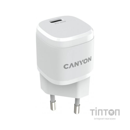 Зарядний пристрій Canyon PD 20W white (CNE-CHA20W05)